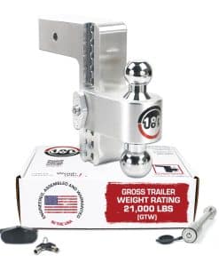 Enganche de Remolque con Barra de Tiro Ajustable de 180