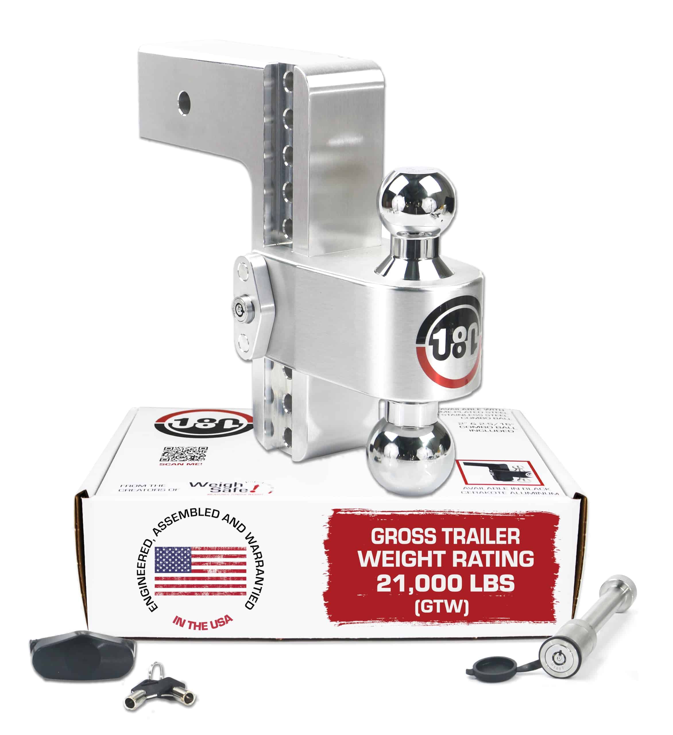 Enganche de Remolque con Barra de Tiro Ajustable de 180