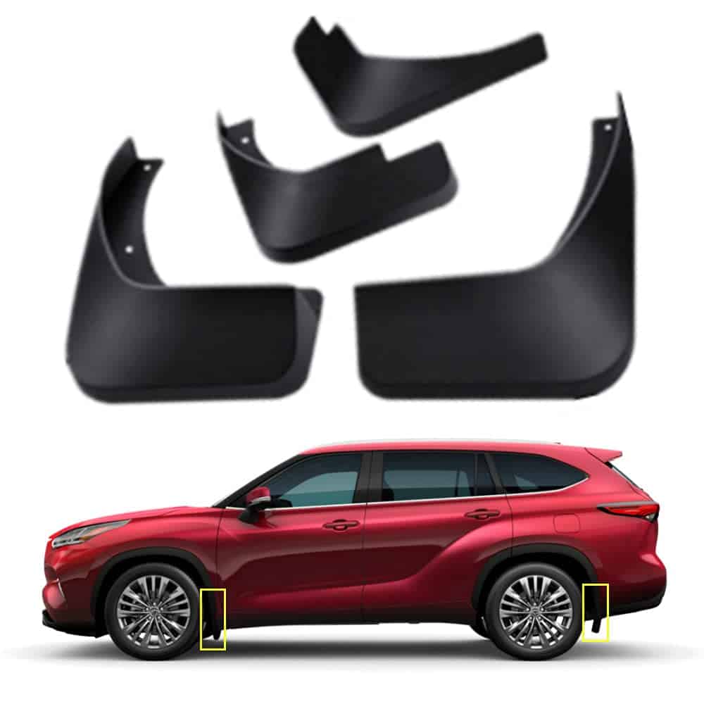 Kit de Guardabarros para Toyota Highlander 2020-2024 Juego