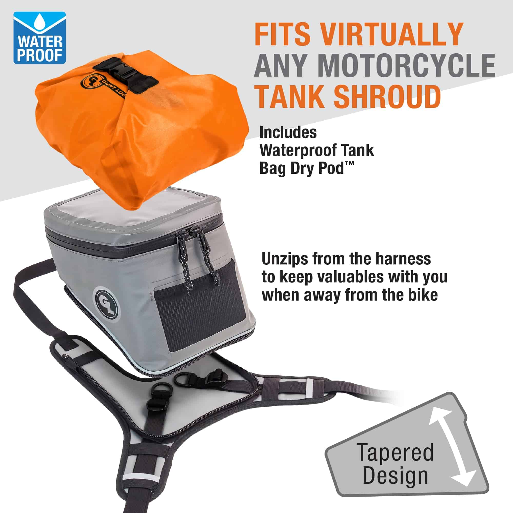 Bolsa de depósito Giant Loop Fandango, Color Gris, Bolsa de - Imagen 4