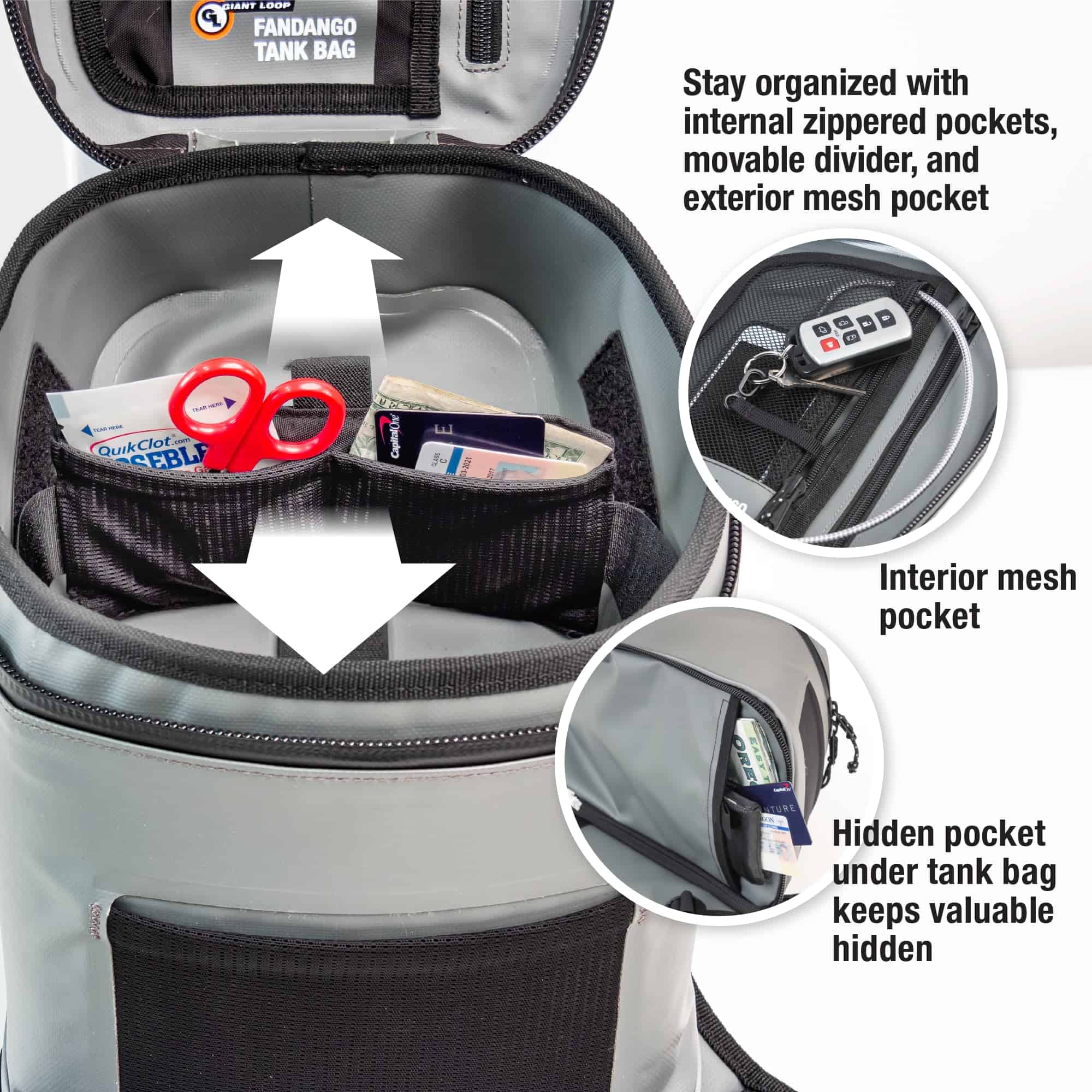 Bolsa de depósito Giant Loop Fandango, Color Gris, Bolsa de - Imagen 5