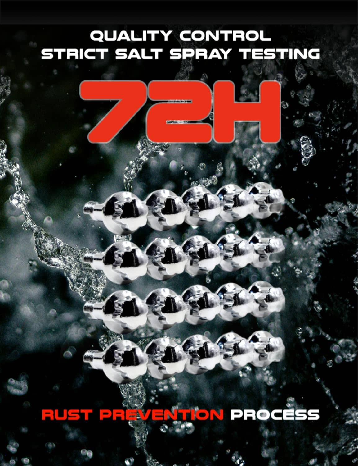 Set de 20 Pernos de Rueda de Estrella Hexagonal de Bola de - Imagen 6