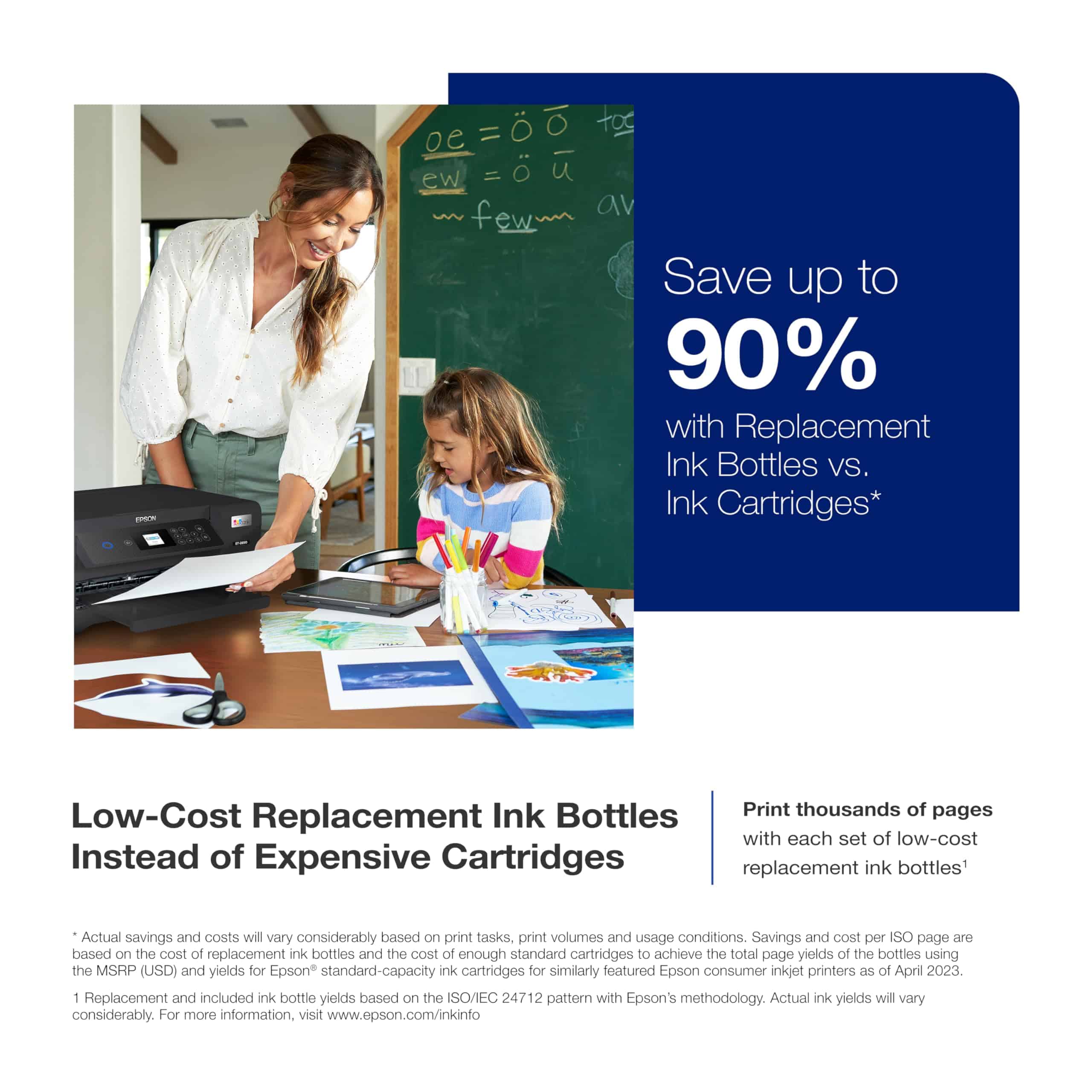 Impresora multifuncional Epson EcoTank ET-2850 sin - Imagen 3