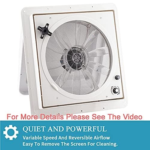 Ventilador de Techo para Caravana RVLOVENT 12V 14'' - Imagen 4