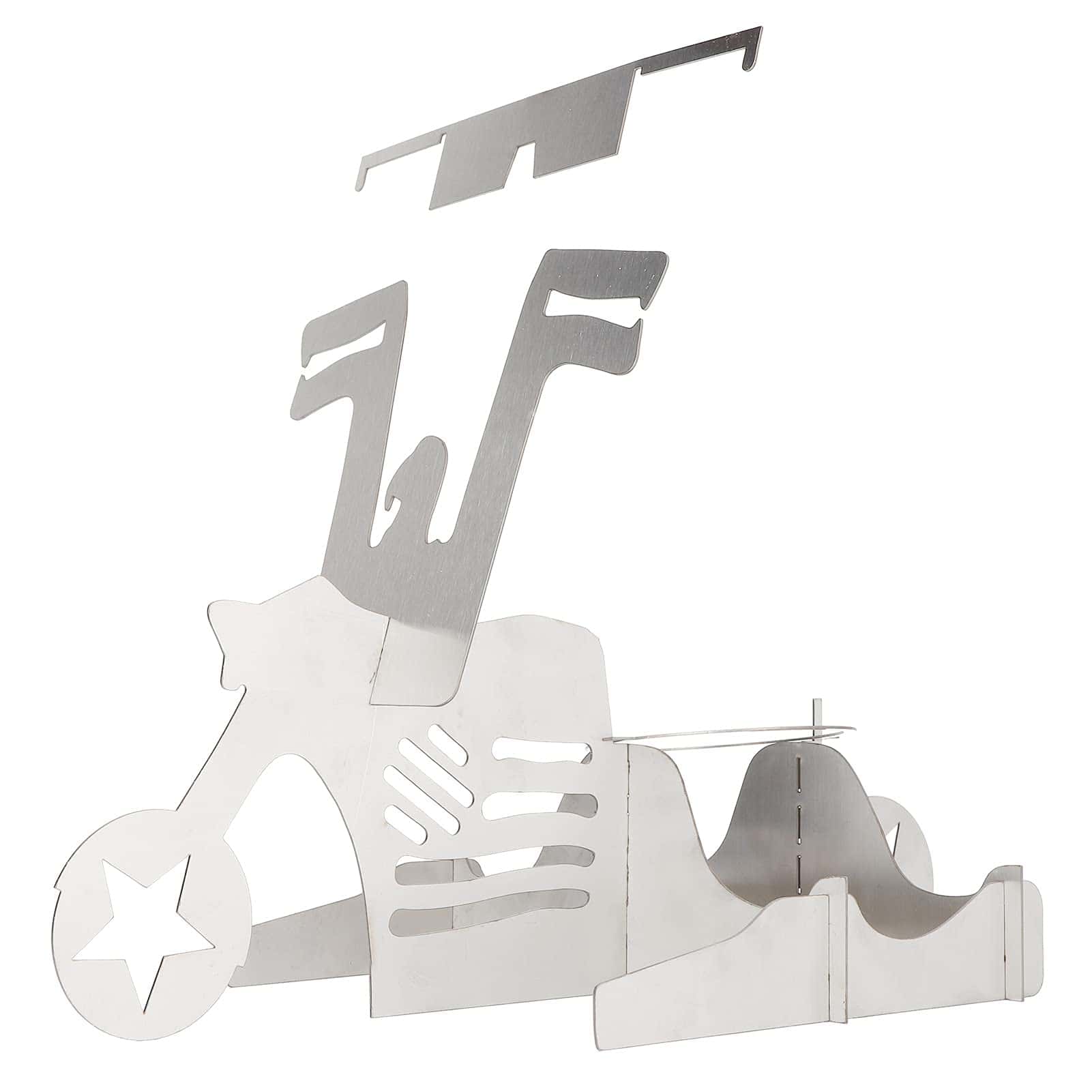 01 02 015 Asador de Pollo, Soporte de Parrilla para Pollo