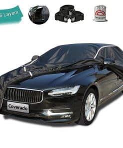 Cubierta para automóvil impermeable -Negro (con forro de alg