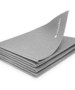 Tapete de Yoga Plegable Navaris para Viajes -Gris