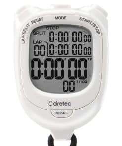 Cronómetro dretec con pantalla grande, fácil de leer,