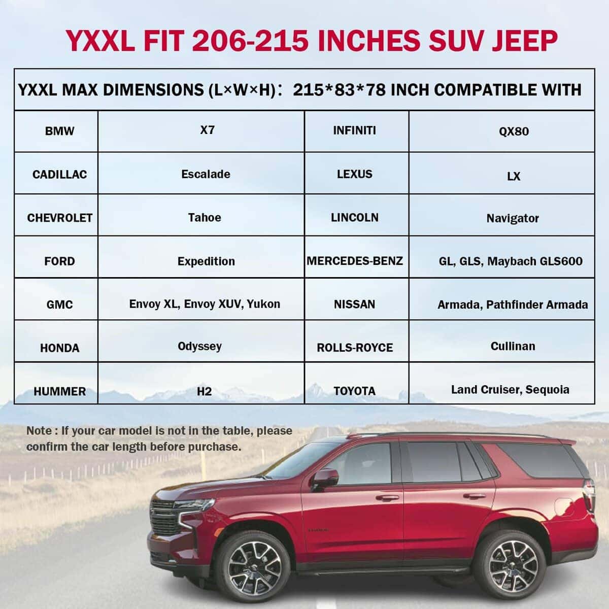 Cubierta de Coche SUV Impermeable Todo Clima para - Imagen 7