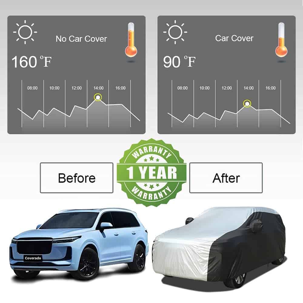 Cubierta de Coche SUV Impermeable Todo Clima para - Imagen 6