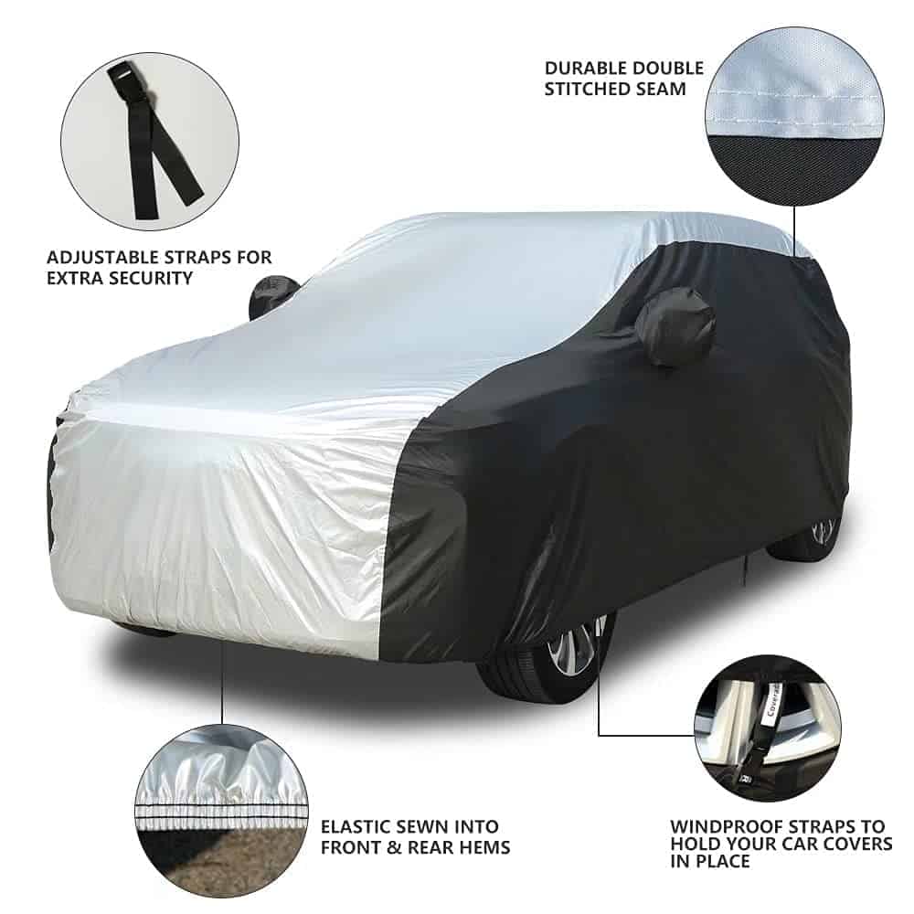 Cubierta de Coche SUV Impermeable Todo Clima para - Imagen 5