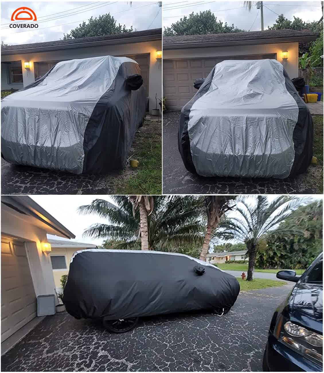 Cubierta de Coche SUV Impermeable Todo Clima para - Imagen 3