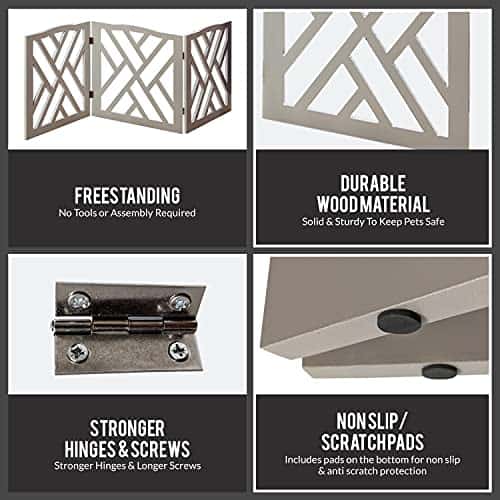 Bundaloo Barrera de Seguridad para Perros Independiente de - Imagen 5