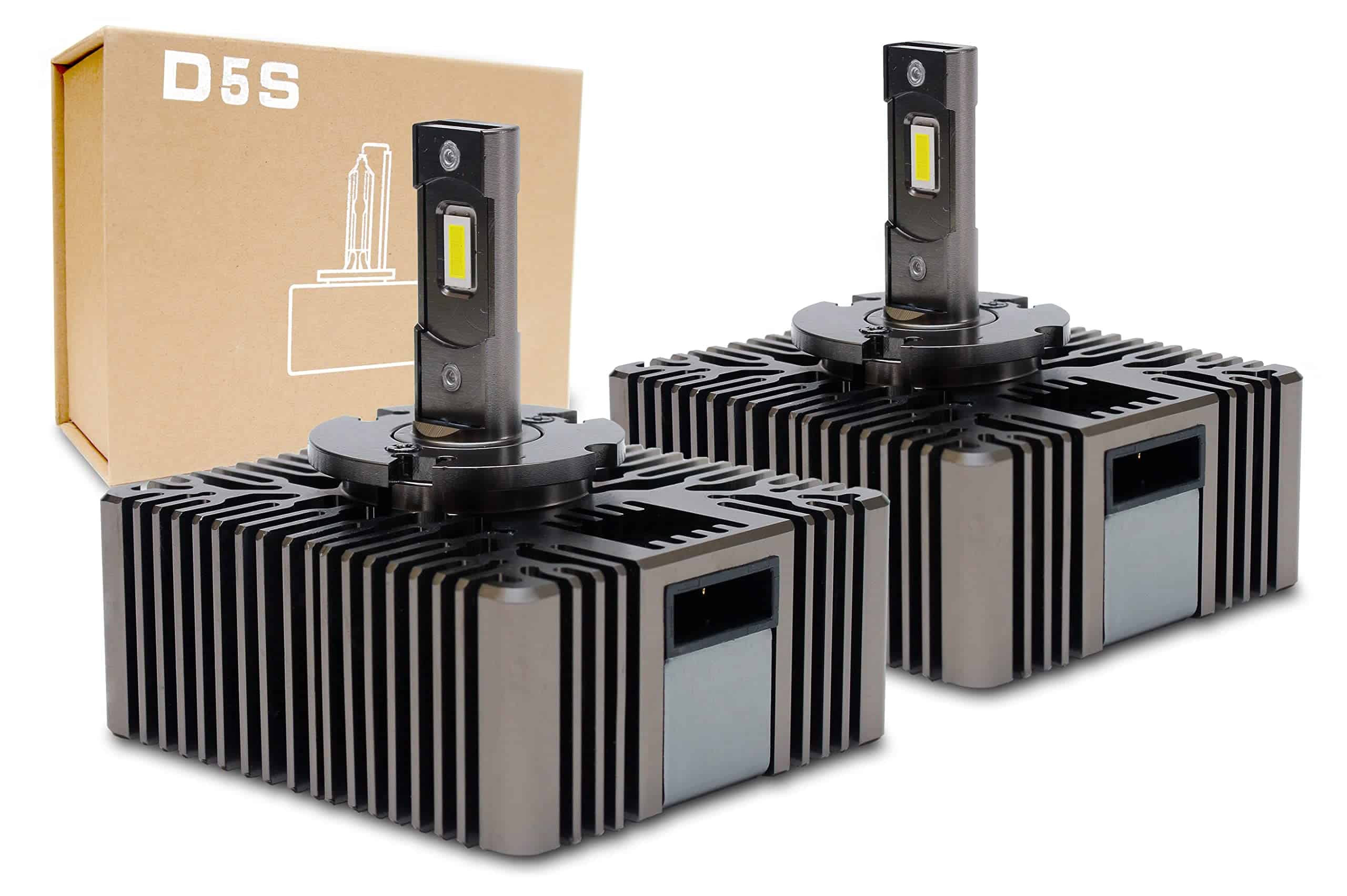 Bombillas de faros LED blancos GenXenon D5S 35W 6000K 8,000