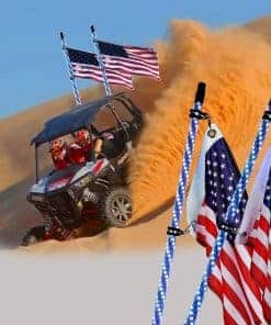 2pcs Luces de Látigo LED con Control Remoto Luz de Caza RGB