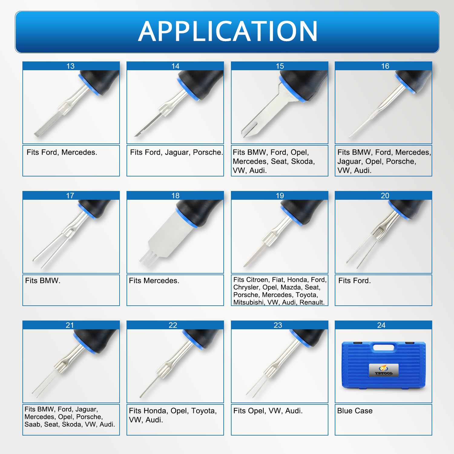 YSTOOL Kit de liberación de terminales, Universal 23PCS Set - Imagen 5