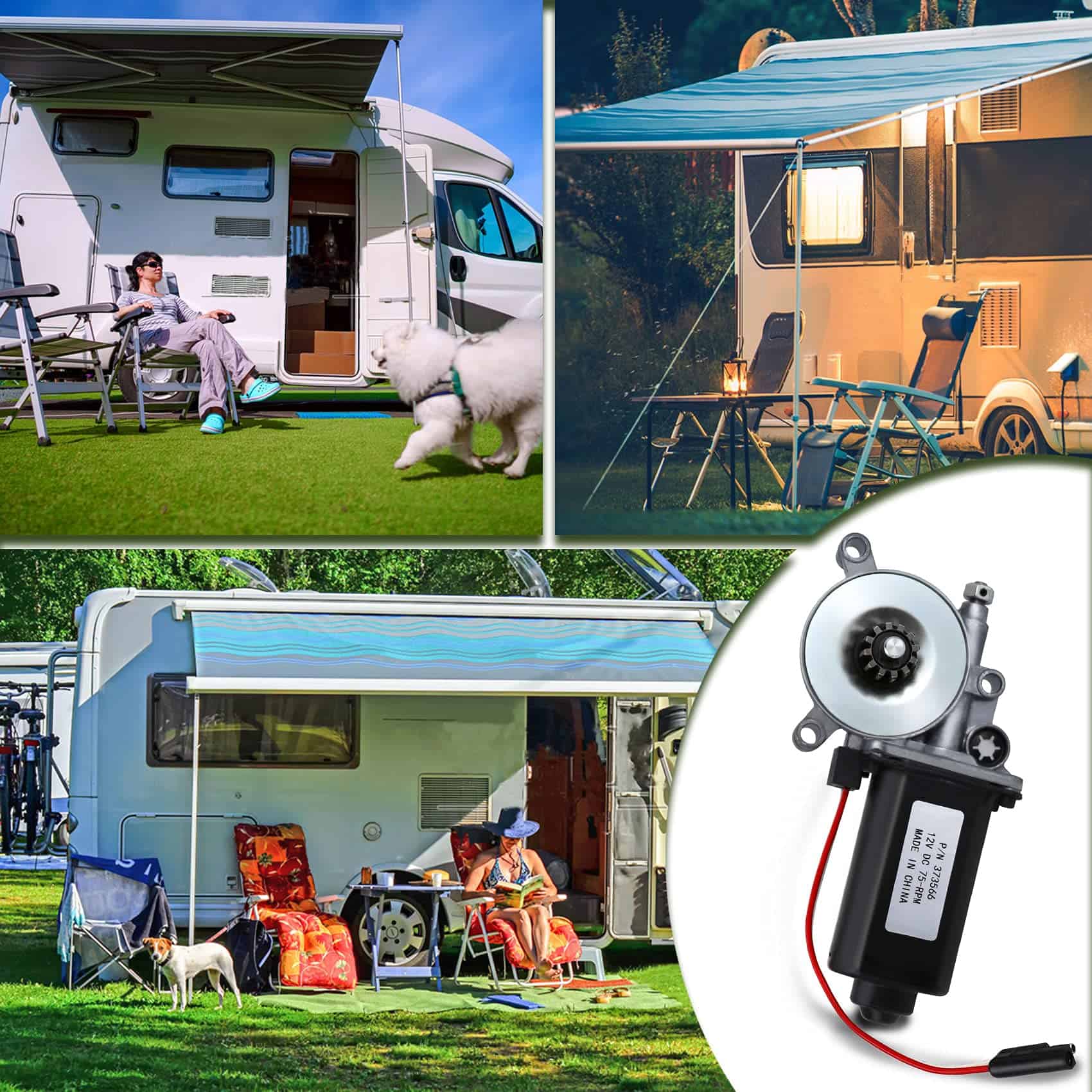 Motor de repuesto universal para Carpa de RV 373566, - Imagen 6