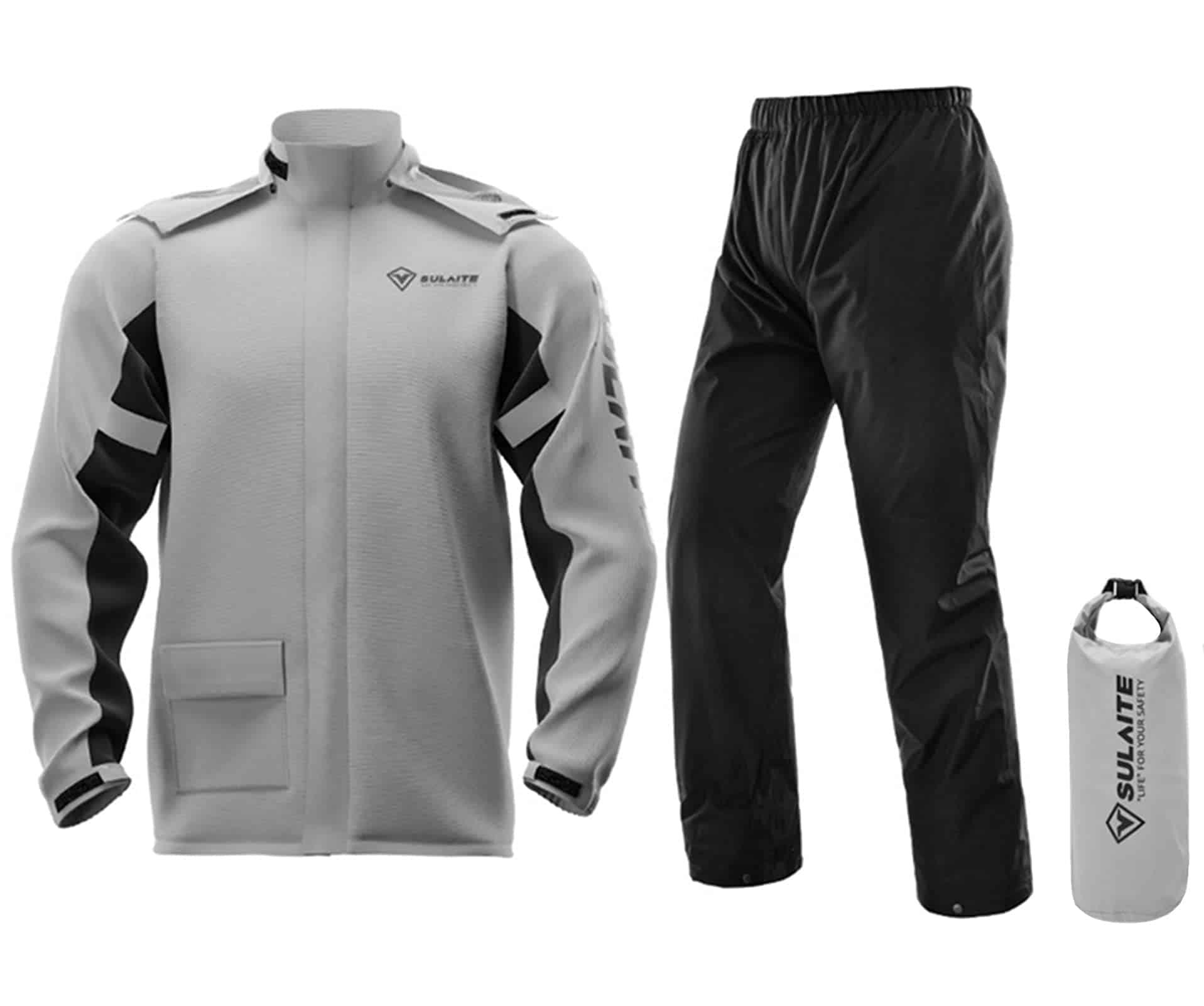 Conjunto de 2 piezas de ropa de lluvia para moto con