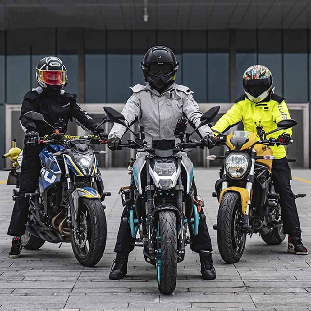 Conjunto de 2 piezas de ropa de lluvia para moto con - Imagen 7