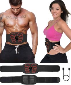 eAnjoy EMS Estimulador Muscular, Cinturón Tóner Abdominal,