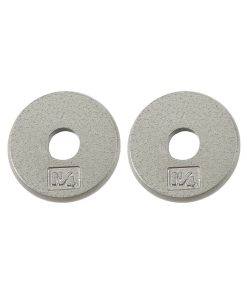 Par de Placas de Peso de Hierro Fundido con Orificio