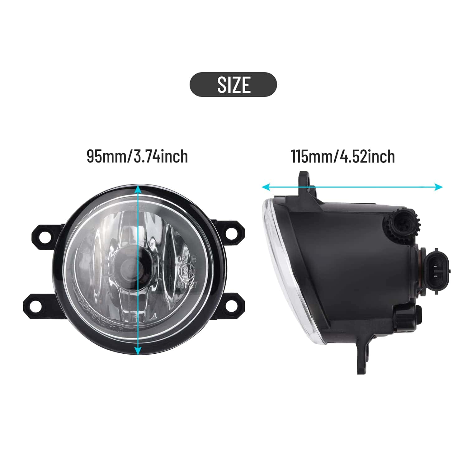 Par de Luces de Niebla para Toyot.a RAV4 Camry Solara - Imagen 4