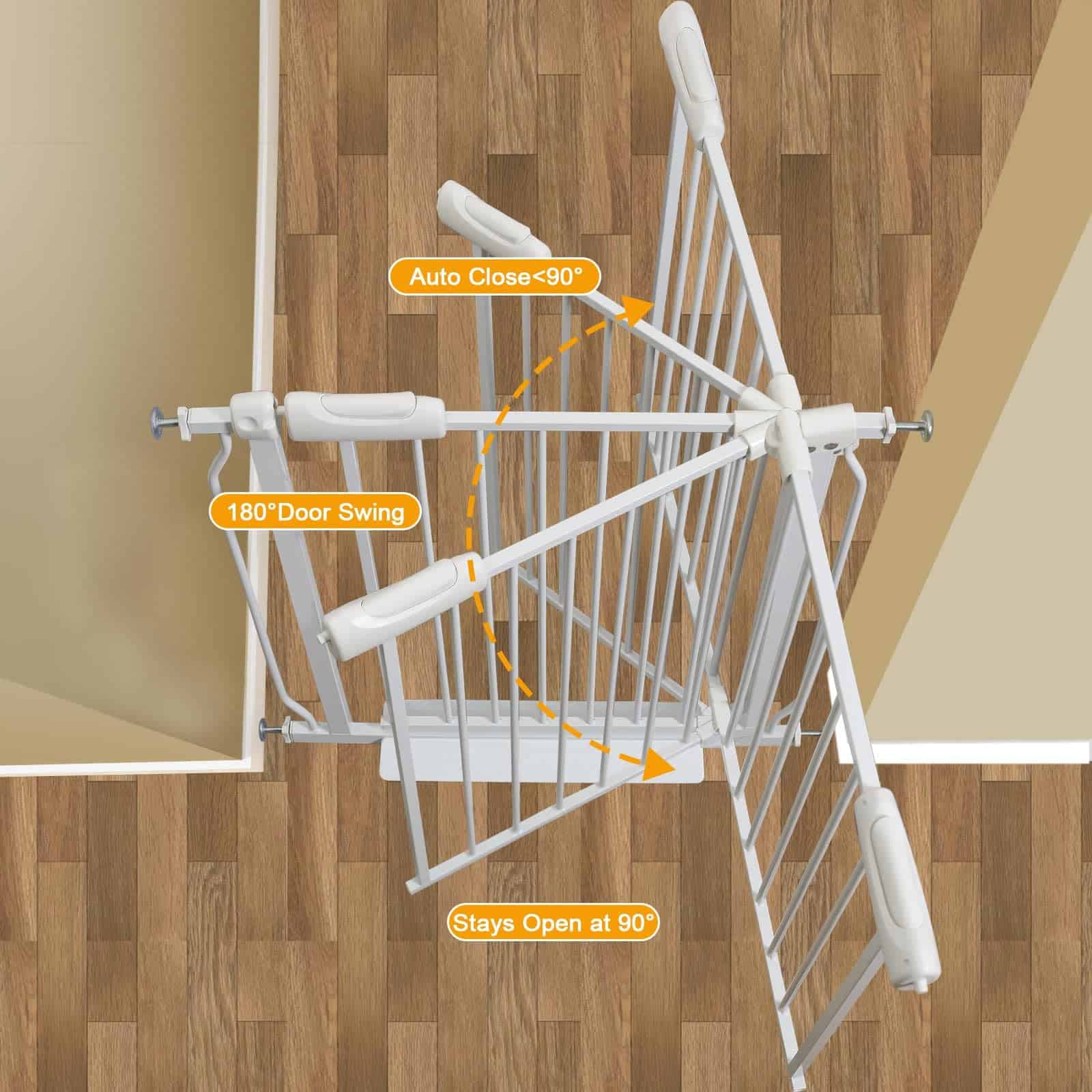 Puerta de Seguridad Extra Ancha para Bebés BELABB Tensión - Imagen 4
