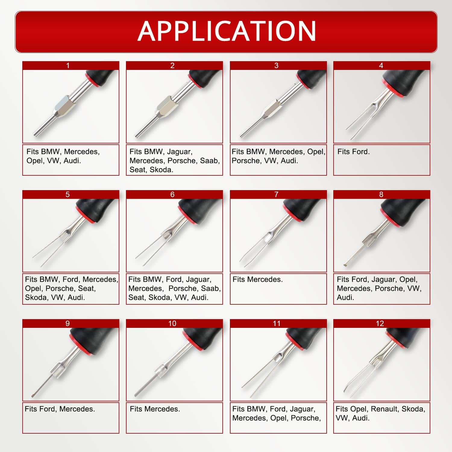 YSTOOL Kit de liberación de terminales, Herramienta de - Imagen 4