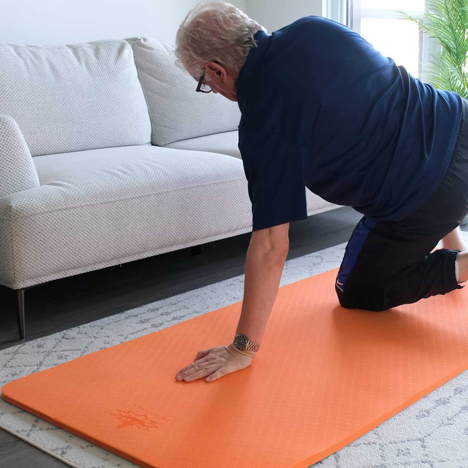 Tapete de Yoga Hatha 4/5 pulgadas de TPE Fitness y - Imagen 3