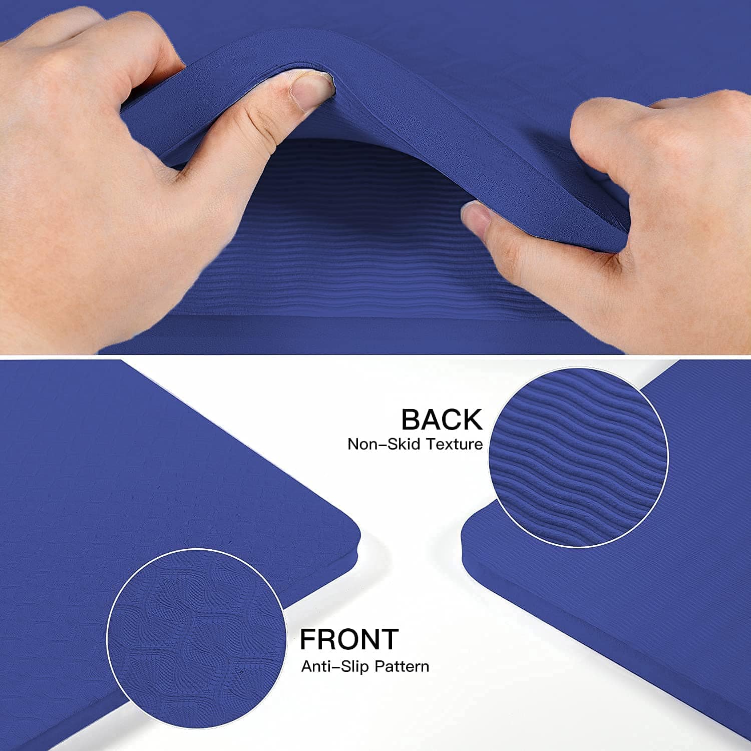 Tapete de Yoga 4/5 pulgadas TPE Fitness & Exercise Mats - Imagen 4