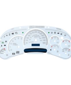 Carátula del Panel de Instrumentos en Blanco con LED