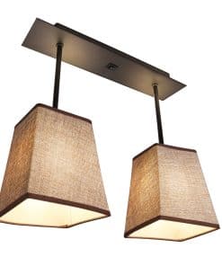 Lámpara de techo Facon RV para comedor con 2 bombillos