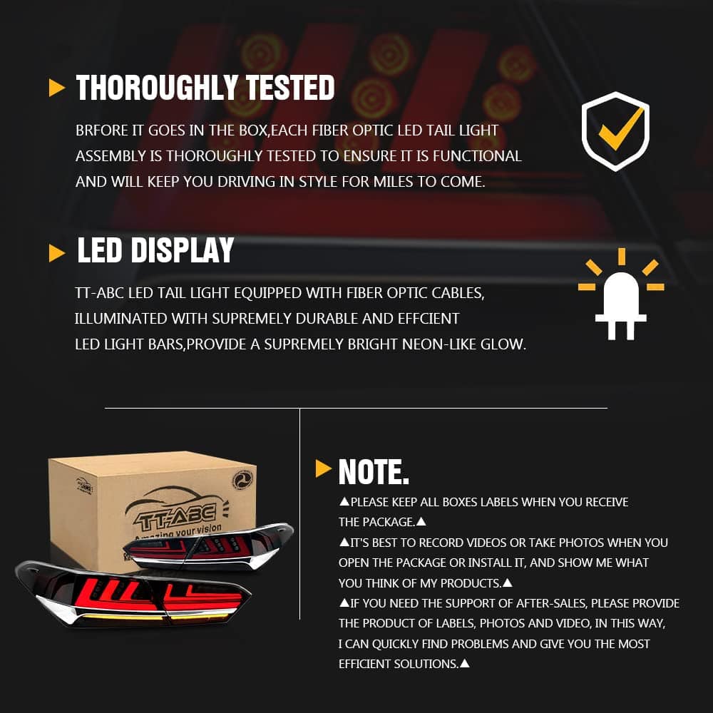Nuevas Luces Traseras para Toyota Camry Ensamblaje de Luz - Imagen 9