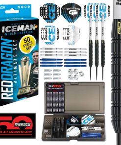 Set de Dardos RED DRAGON Gerwyn Price Iceman Ultimate de 50