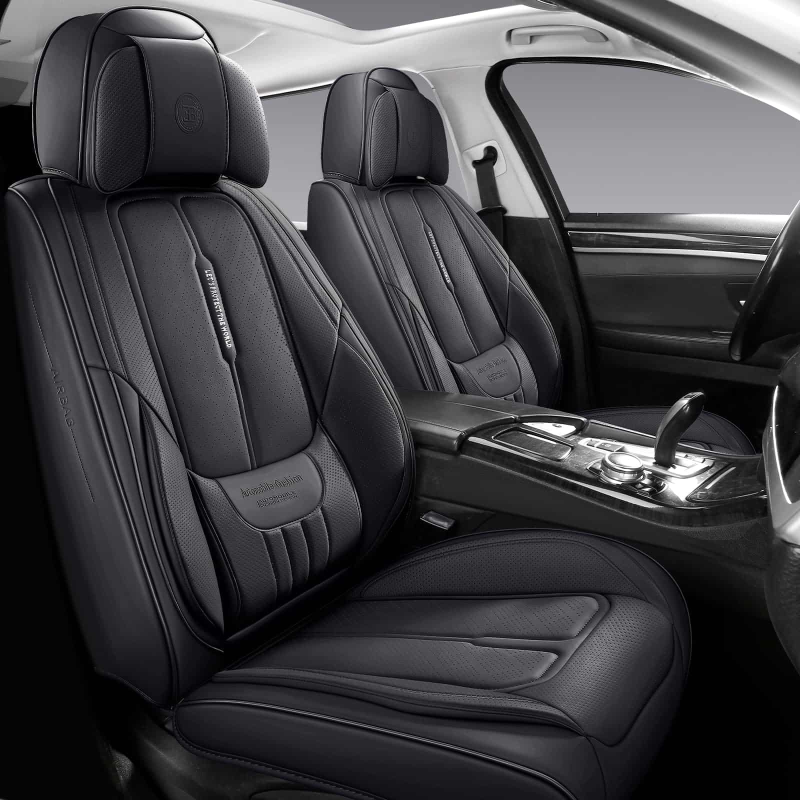 Cubiertas de Asiento de Coche de Cuero NS YOLO para Autos,