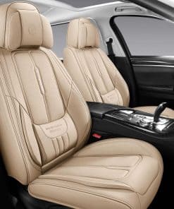 Fundas de asiento de cuero NS YOLO Universal Fit de