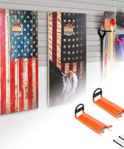 AHOWPD Soportes para Cornhole, 2 Ganchos para Colgar