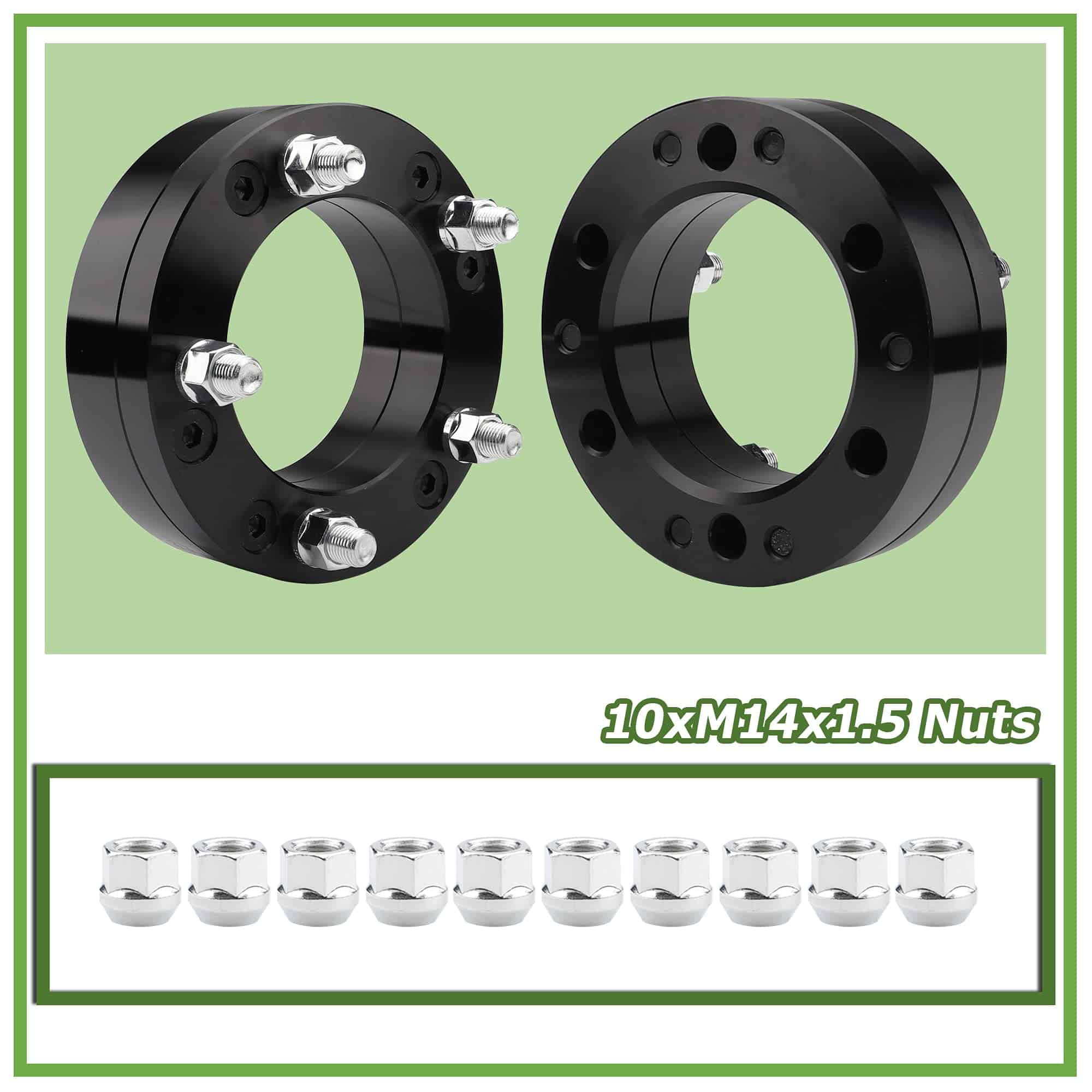 YIZBAP 2PCS Adaptadores de Rueda 6x5.5 a 5x5.5 para Ruedas - Imagen 5