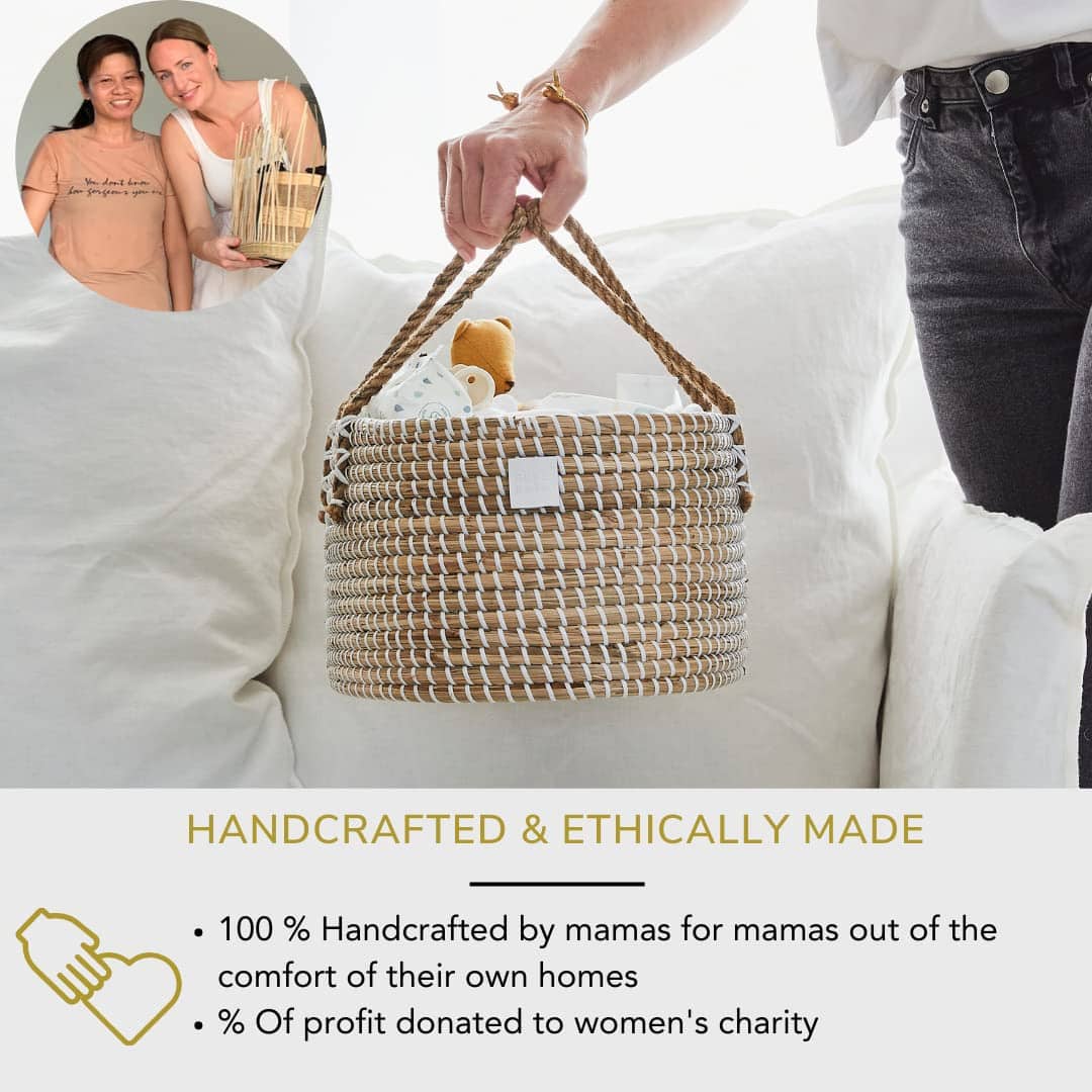 Organizador de pañales de lujo Bebe Bask Premium - Hecho a - Imagen 7