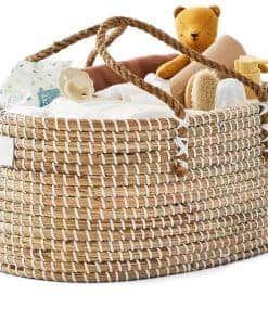 Organizador de pañales de lujo Bebe Bask Premium - Hecho a