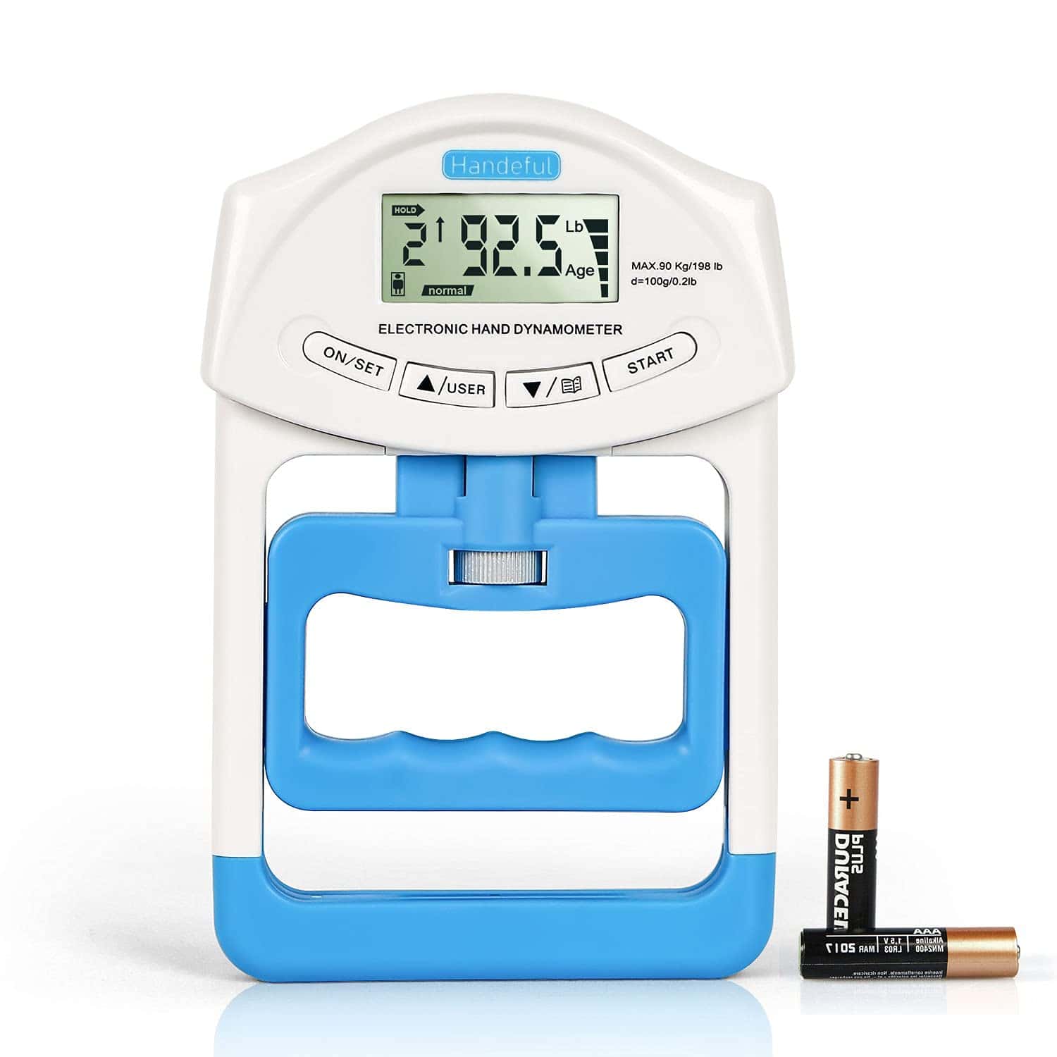Probador y entrenador de fuerza de agarre - Dinamómetro
