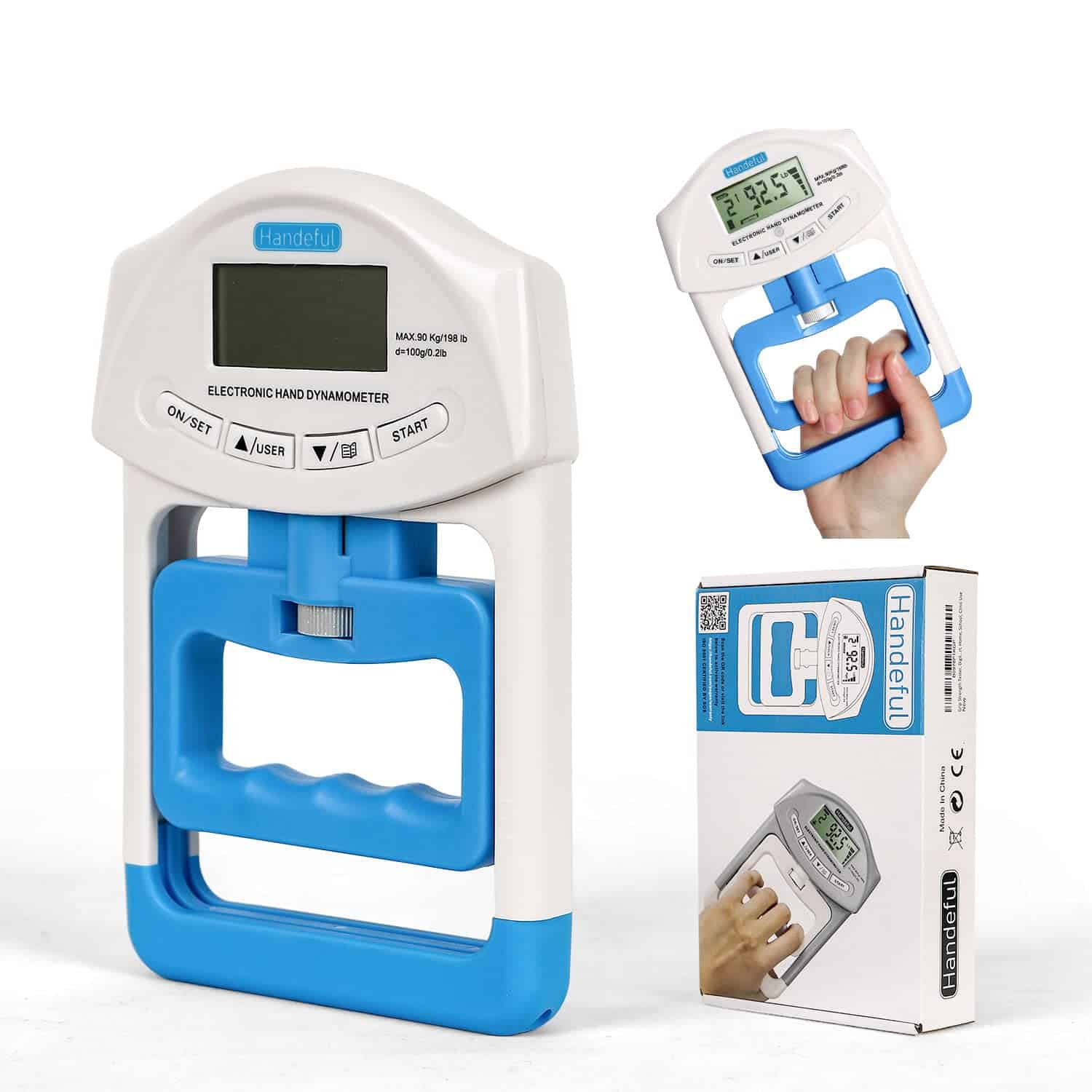 Probador y entrenador de fuerza de agarre - Dinamómetro - Imagen 8