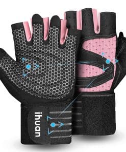 Guantes de Entrenamiento para Levantamiento de -Rosa