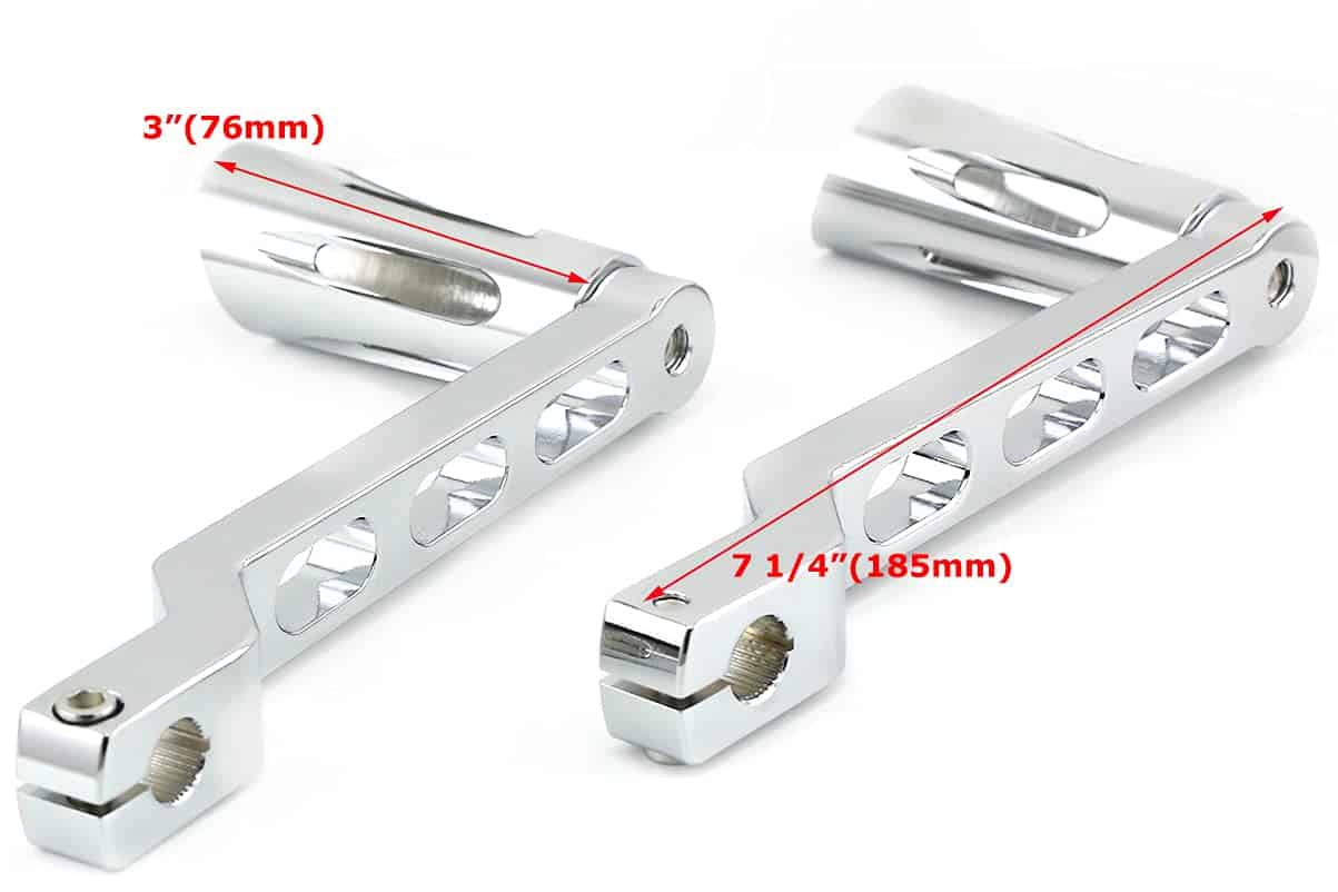 NHPJ 2pcs Palanca de cambio de marchas de aluminio CNC para - Imagen 5