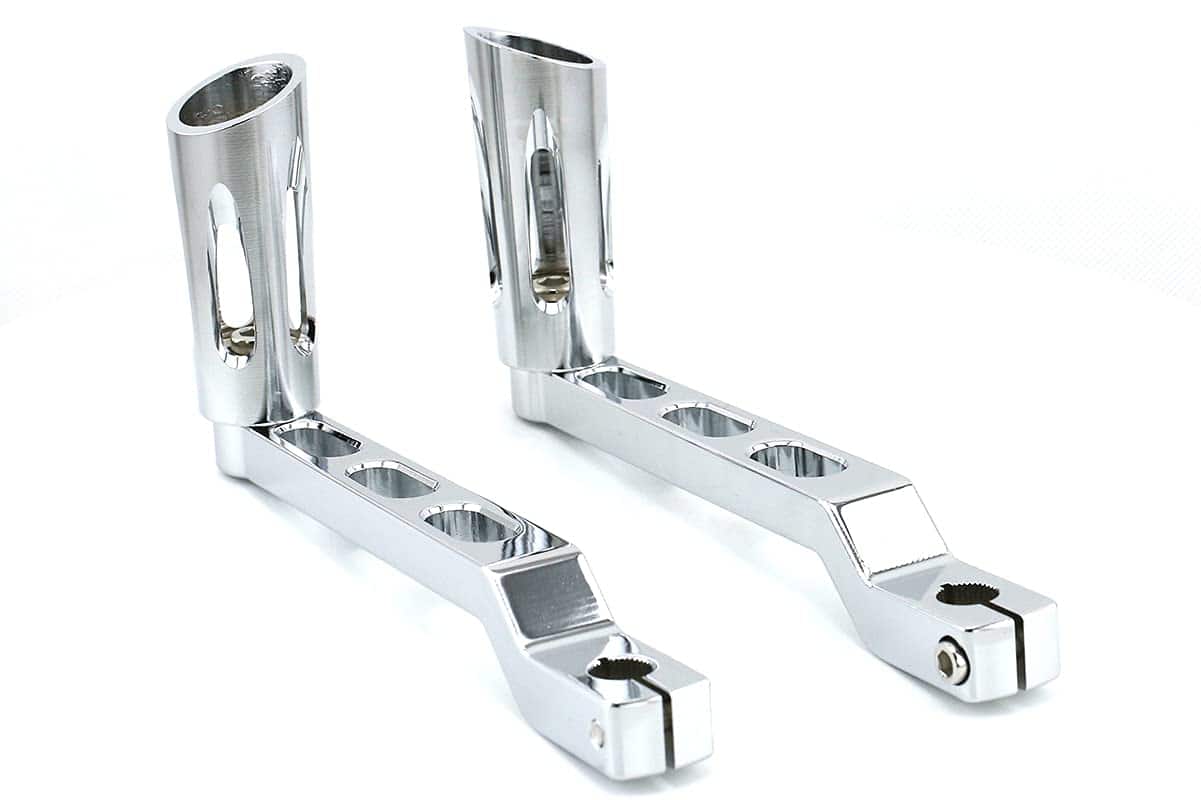NHPJ 2pcs Palanca de cambio de marchas de aluminio CNC para