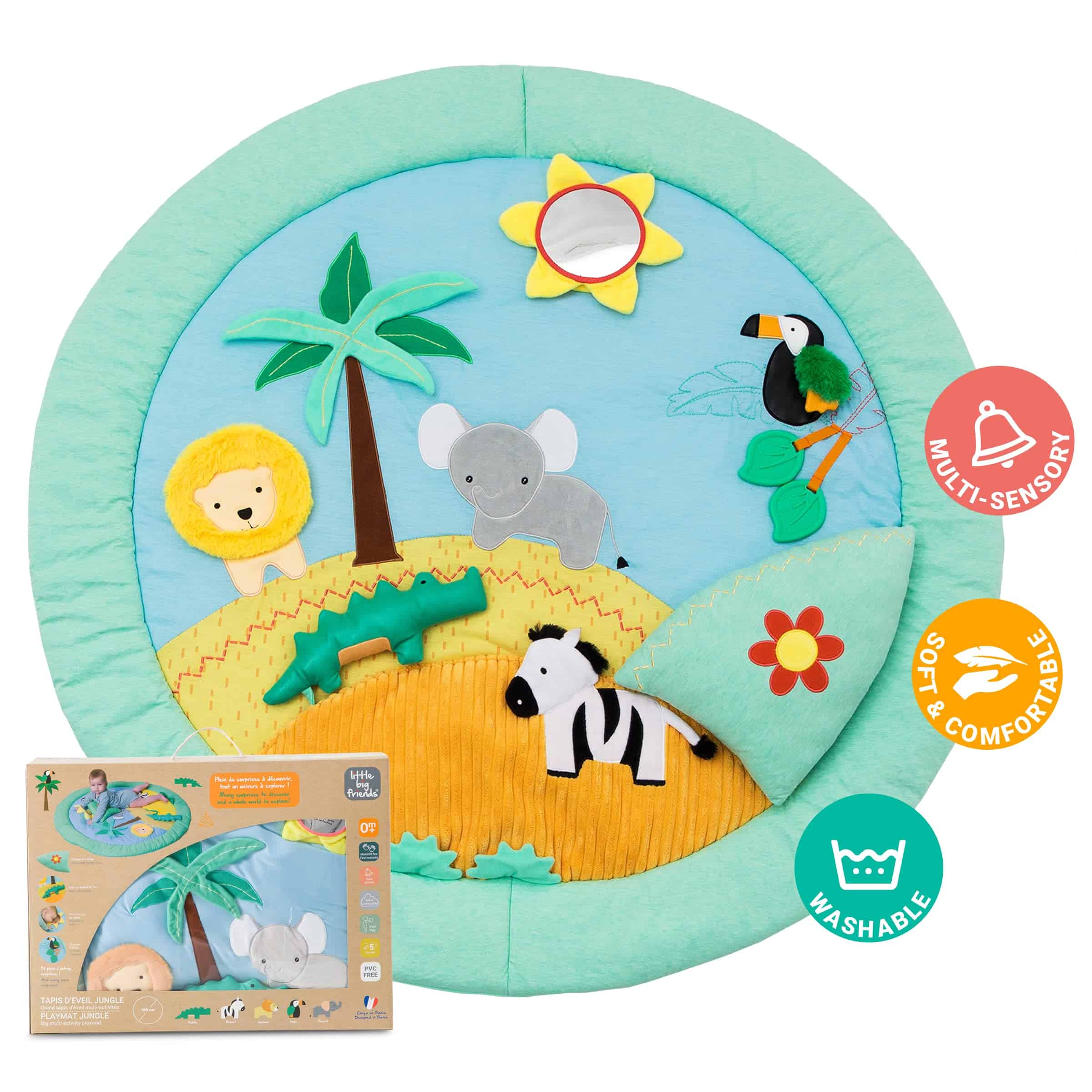 Tapete de Actividades Little Big Friends | -Jungle Playmat