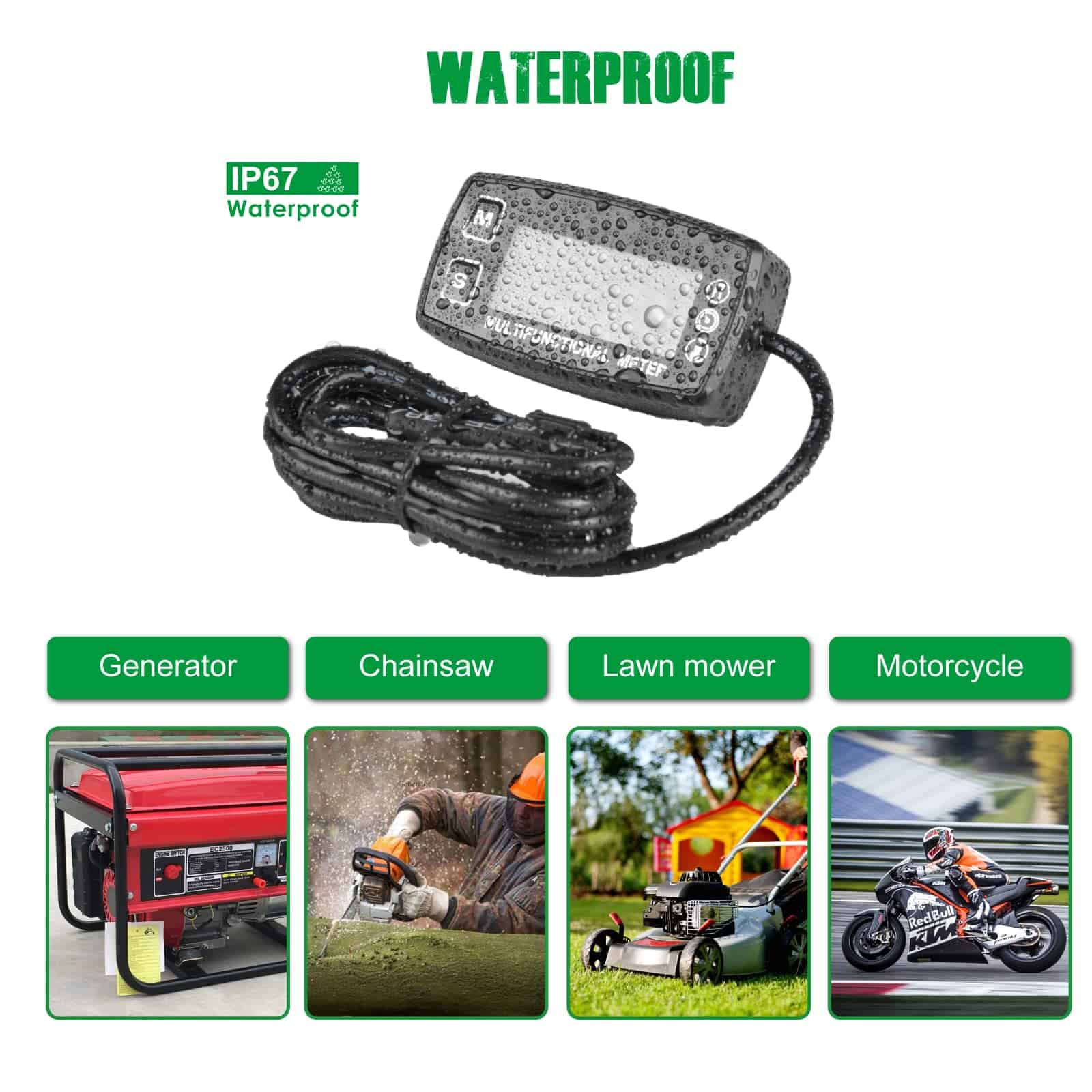 Medidor de temperatura del agua digital Yooreal, tacómetro - Imagen 9