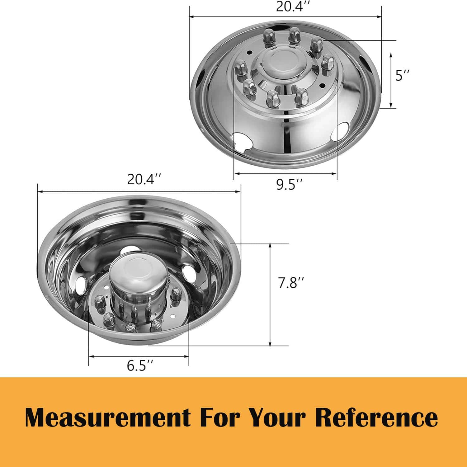VICOJETOR Juego de simuladores de rueda doble de acero - Imagen 7