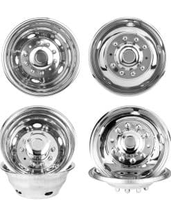 VICOJETOR Juego de simuladores de rueda doble de acero