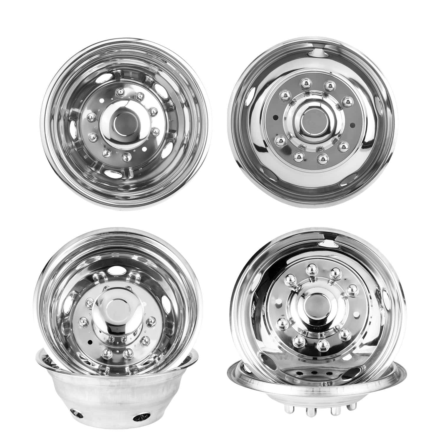 VICOJETOR Juego de simuladores de rueda doble de acero